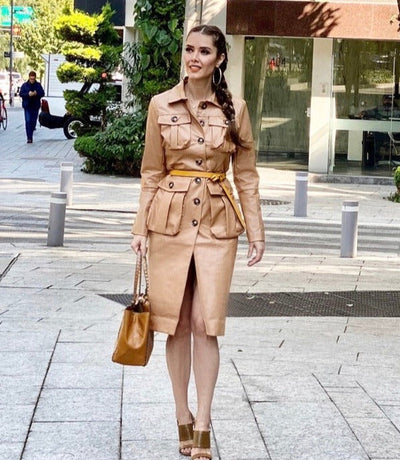 PU Leather Dress