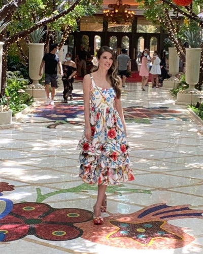 Spaghetti Strap Backless Dress